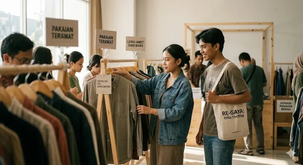 Baju Bekas Lebih Mahal dari Baru? Tren Thrifting 2026 yang Mulai Berbalik ke Slow Fashion